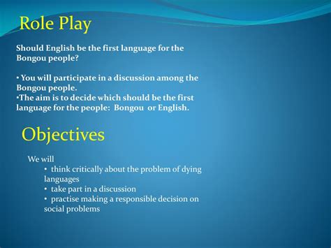 role play ppt